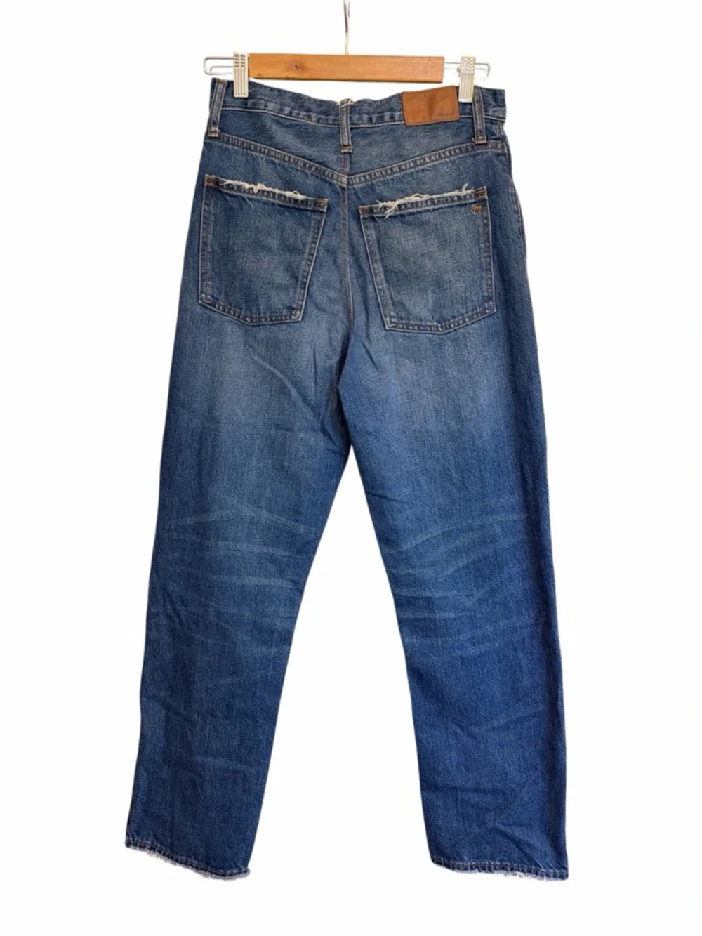 Madewell The Dad Jean Size 26 High Rise Straight Leg Vintage Wash Denim Jeans - Picture 5 of 8